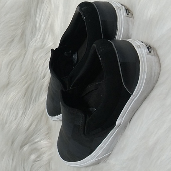 Like New Unisex Checkered Vans Shoes Sz.8 Womens Sz.9.5 Worn 1 or 2x Max - Picture 7 of 14